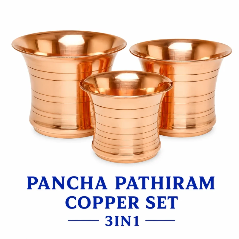 PANCHA PATHIRAM COPPER SET 3IN1